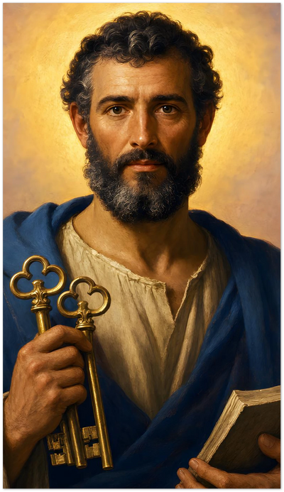 St. Peter the Apostle Holy Cards
