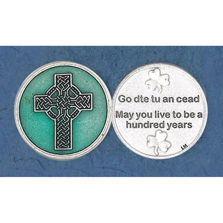 Bulk Enameled Token - Celtic Cross