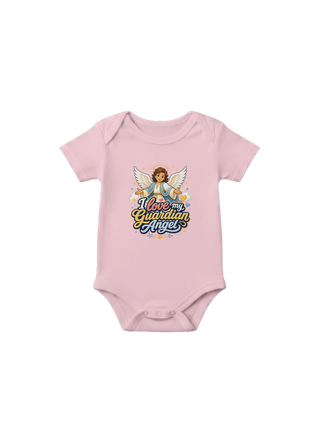 'I Love My Guardian Angel' Baby Onesie - view 6