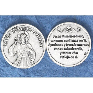 Bulk Spanish Token - Jesus Misericordioso