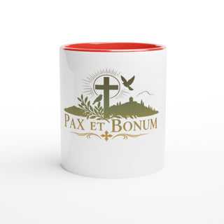 'Pax et Bonum' Cross Color Mug - view 2
