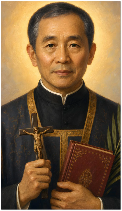 St. Augustine Zhao Rong Holy Cards