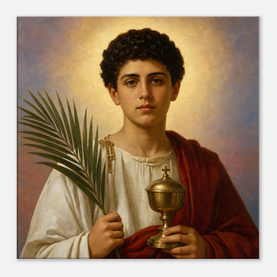 St. Agapitus of Palestrina - Devotional Canvas