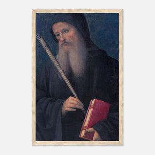 St. Benedict Portrait Framed Print
