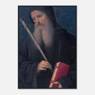St. Benedict Portrait Framed Print - view 6
