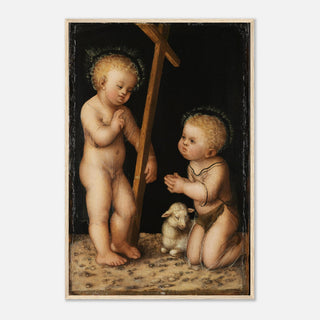 Christ Child and St. John with Lamb Framed Print - view 11