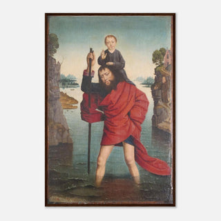 St. Christopher and the Christ Child Framed Print - view 15