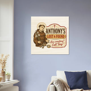 St. Anthony's Lost and Found Wood Plaque - view 9