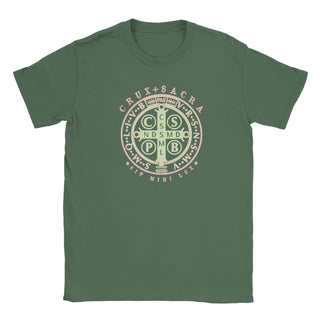 St. Benedict Medal Gradient T-Shirt - view 13