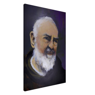 St. Padre Pio Portrait Canvas Print