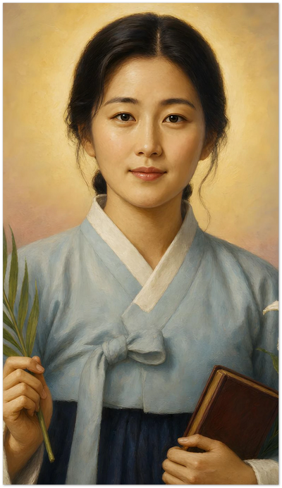St. Barbara Kim Holy Cards