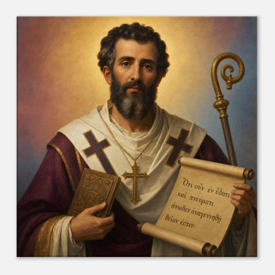 St. Cyril of Jerusalem - Devotional Canvas
