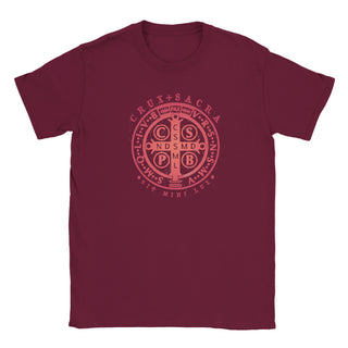 St. Benedict Medal Cross Gradient T-Shirt - view 4
