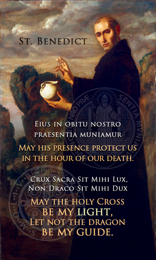 St. Benedict Refrigerator Magnet