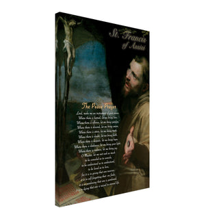St. Francis of Assisi Peace Prayer Canvas Print - view 5