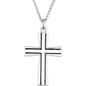 Sterling Silver Cross Necklace