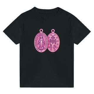 Pink Miraculous Medal Baby T-Shirt - view 2