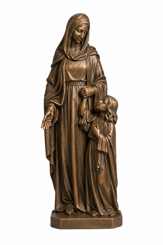 St. Anne and Child Statue - 59-inch