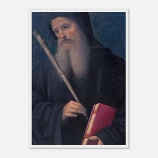 St. Benedict Portrait Framed Print - view 5