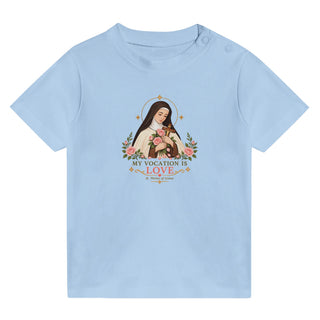 St. Thérèse 'My Vocation Is Love' Baby T-Shirt