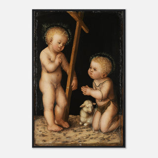 Christ Child and St. John with Lamb Framed Print - view 8