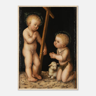 Christ Child and St. John with Lamb Framed Print - view 12