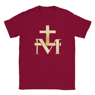 Miraculous Medal Cross and M Gold T-Shirt - view 9