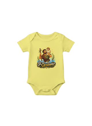 St. Christopher and Baby Jesus Baby Onesie - view 4