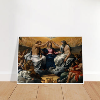 Baroque Coronation of the Virgin Framed Print - view 12