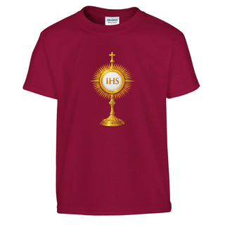 IHS Monstrance Eucharist Kids T-Shirt - view 4
