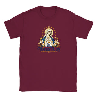 Totus Tuus Blue and Gold Marian T-Shirt - view 8