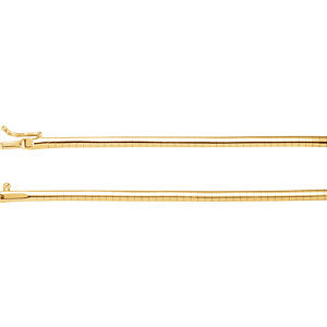 16-inch Omega Chain with Box Clasp - 14K Yellow Gold