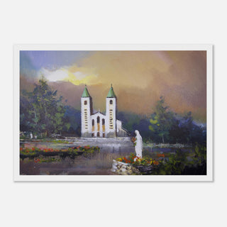 St. James Church Medjugorje Framed Print - view 2