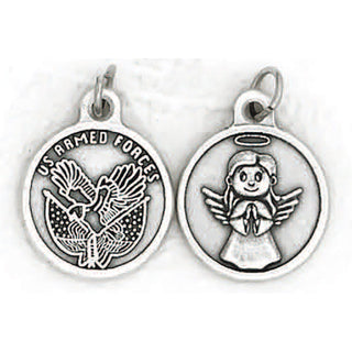 Bulk Soldier/Guardian Angel Double Sided Medals
