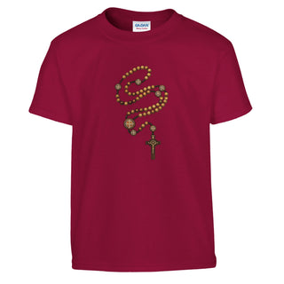 St. Benedict Rosary Kids T-Shirt - view 4