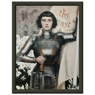 St. Joan of Arc by Albert Lynch Metal Framed Poster - view 7