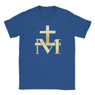 Miraculous Medal Cross and M Gold T-Shirt - view 12
