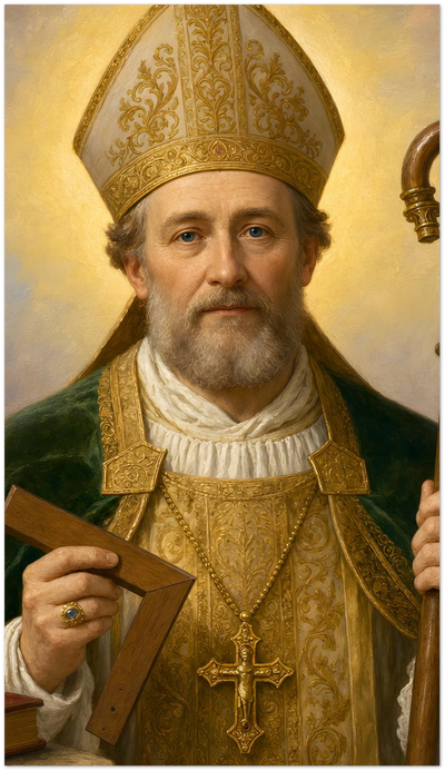 St. Wolfgang of Regensburg Holy Cards