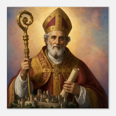 St. Ubald of Gubbio - Devotional Canvas