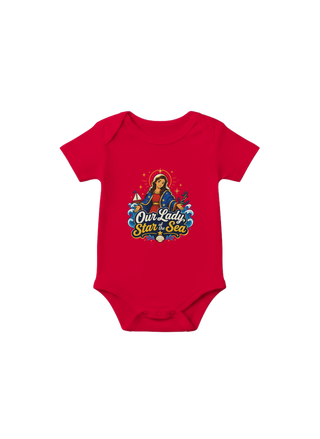 Our Lady Star of the Sea Baby Onesie - view 3