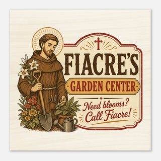 St. Fiacre Garden Center Wood Plaque - view 5