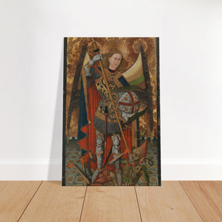 St. Michael the Archangel Medieval Canvas Print - view 7