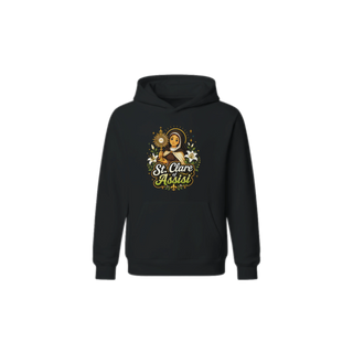 St. Clare of Assisi Kids Pullover Hoodie - view 3