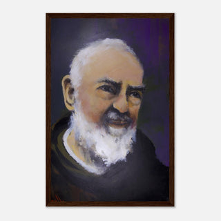 St. Padre Pio Portrait Framed Print - view 20