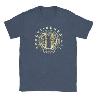 Cream St. Benedict Medal T-Shirt