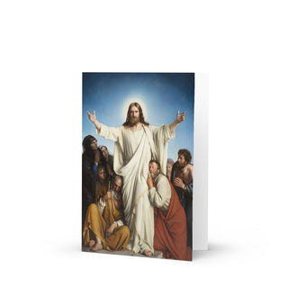 Sympathy Card - Christ the Consoler by Carl Bloch: front