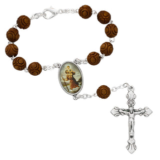 St Christopher Auto Rosary - main product image | CatholicShop.com