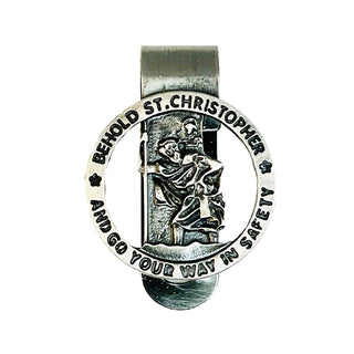 Catholic Car Visor Clip