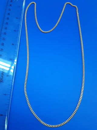 24-inch Gold Plated Curb Chain Endless
