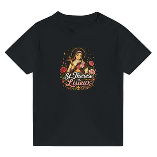 St. Thérèse of Lisieux Roses Baby T-Shirt - view 2